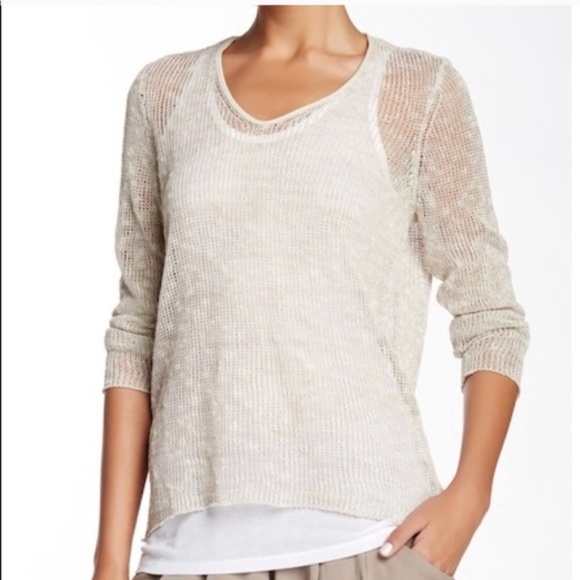 Eileen Fisher Tops - {Eileen Fisher} Open Knit Sweater